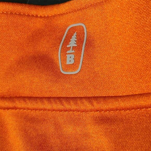 BASS OUTDOOR Men's 2XL Orange Half-Zip Stretch Lightweight Pullover Sweater - Picture 7 of 7
